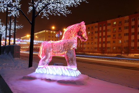Ice horseの写真素材