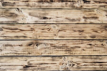wooden planks background of burntの写真素材