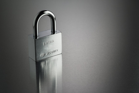 The concept of an encrypted Internet connection.の写真素材