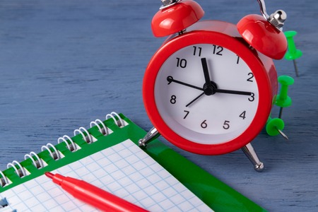 Time management Deadline. Time counting Graphic work. Deadlines for the work. Catch up to a certain time.の写真素材