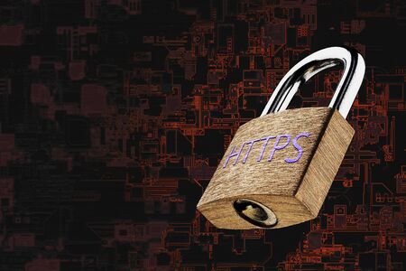 Web page encryption with HTTPS