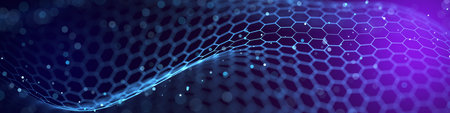 blockchain technology. network structure background. artificial intelligence. machine learning. data...