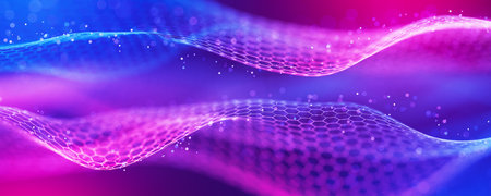 Blockchain background. Wireless technology substrate. Data background. Big data. Blockchain...