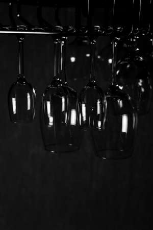 A close up of a wine glass. High quality photoの写真素材