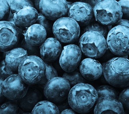 Fruit background - riped fresh blueberries