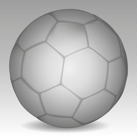 Soccer Ball With Classic Design Isolated On White Background. football Ball Isolated On White Background Vector Illustrationのイラスト素材