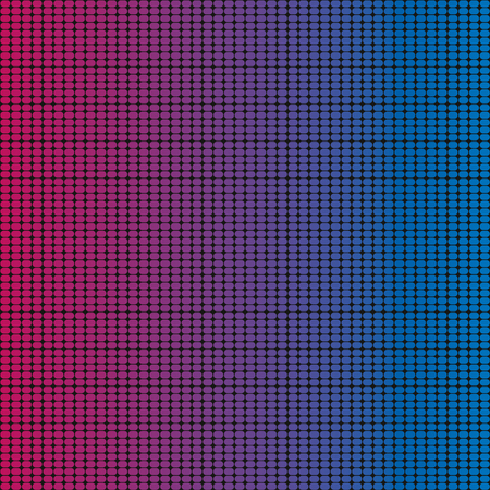 Dot RGB Background television. pink and blue color dot use for background design.のイラスト素材