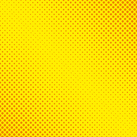 Retro comic yellow background raster gradient halftone, stock vector illustrationのイラスト素材