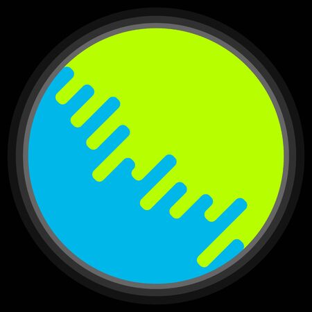 Vector illustration in flat style about outer space. Planet in the universe. Galaxy background vector illustration, modern trendy styleのイラスト素材