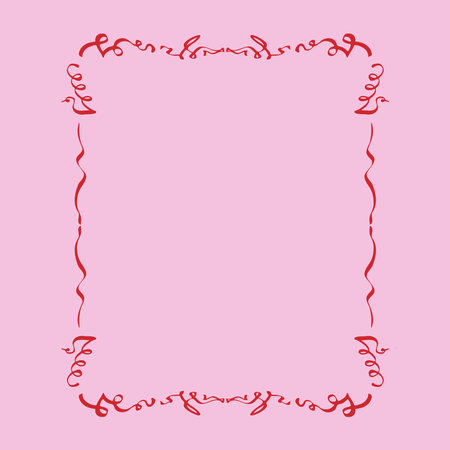 Hand drawn rococo style EPS frameのイラスト素材