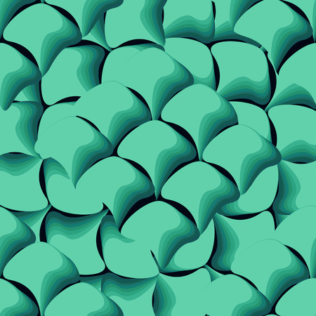 Futuristic green background. Seamless.のイラスト素材