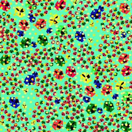 Colorful abstract background.Seamlessのイラスト素材