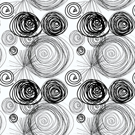 Pattern of black lines.Seamless.のイラスト素材