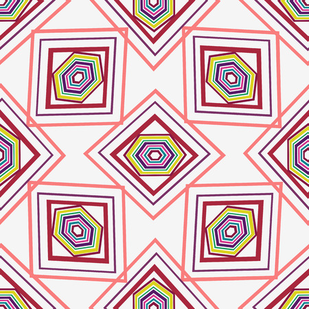 Abstract pattern of squares on a white background. Seamless.のイラスト素材