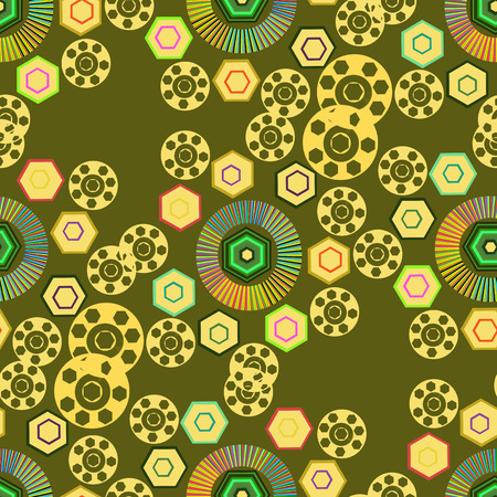 Background Steampunk. Seamless.のイラスト素材