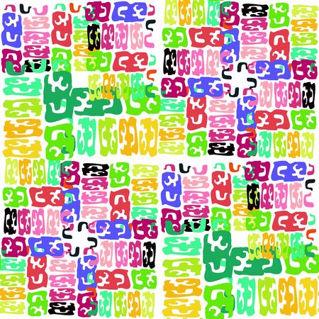 Colorful abstract background. Seamless.のイラスト素材