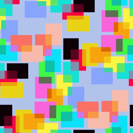 Abstract background of colored rectangles.のイラスト素材