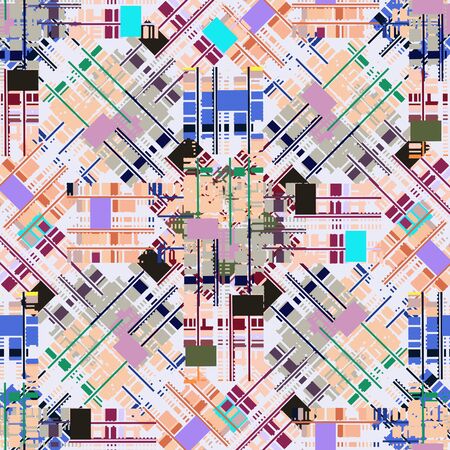 Geometric colorful background.のイラスト素材