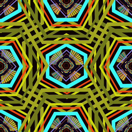 Mosaic of colored lines.Seamless.のイラスト素材