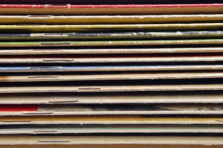 Background covers of old magazinesの写真素材