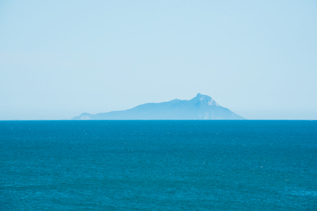 Island on the horizonの写真素材