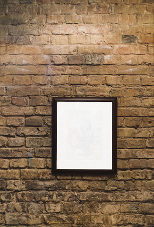 A Picture on grunge industrial red brick wall background in Kyiv, Ukraine. May be used in design and interiors.の写真素材