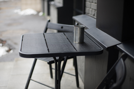 Restaurant modern furniture in loft styleの写真素材