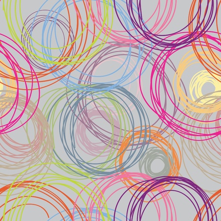 Abstract seamless pattern in rainbow colors のイラスト素材