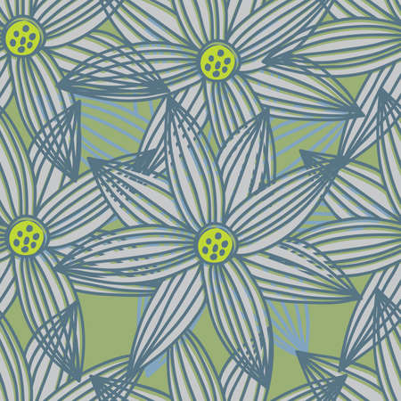Floral seamless pattern のイラスト素材