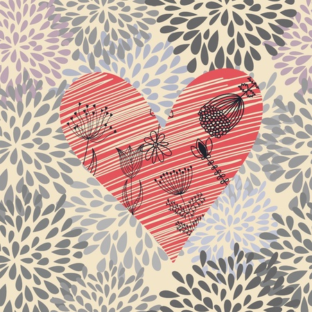 Floral seamless pattern のイラスト素材