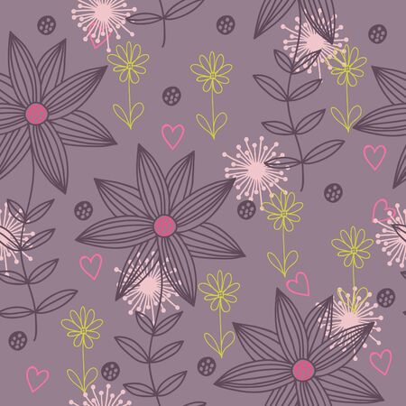Floral seamless pattern のイラスト素材