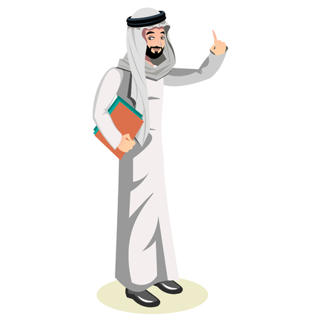 Arab man characterのイラスト素材