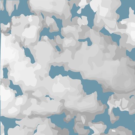Vector illustration of Cloudy Sky.のイラスト素材