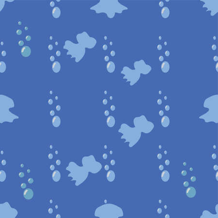 Seamless abstract pattern under water.のイラスト素材