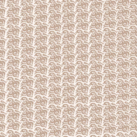 Seamless texture of printed beige velvet.のイラスト素材