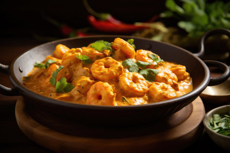 Curry shrimp in coconut milk, Asian cuisineの素材