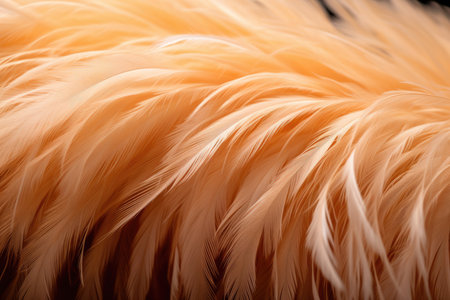 Yellow feathers close-upの素材