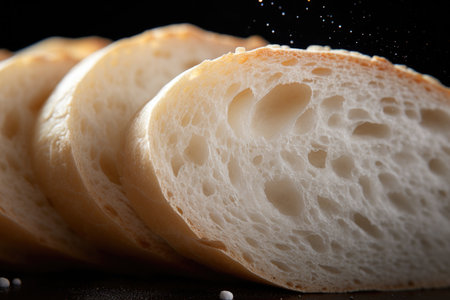 Bread made only from egg whites, sugar and corn starch, white breadの素材