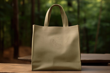 Layout of a green cloth bag, recyclable productsの素材