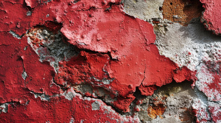 Close-up of concrete surface red colorsの素材