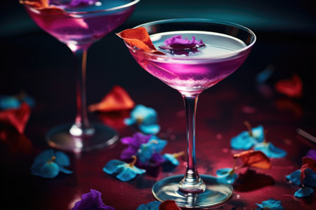 Vibrant Cocktails in Martiniの素材