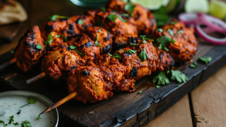 Chicken kebab North Indian cuisineの素材