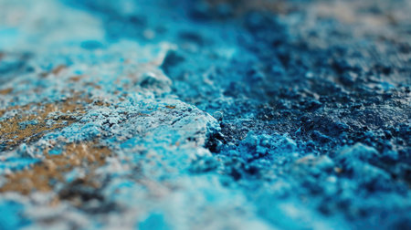 Close-up of concrete surface blue colorsの素材