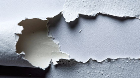 A piece of paper that has been torn off, a place for textの素材