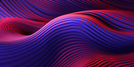 Energetic abstract background with neon texture, waveの素材