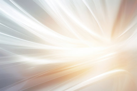 Gentle swirls of light with a soft white glow, conveying a serene abstract sceneの素材