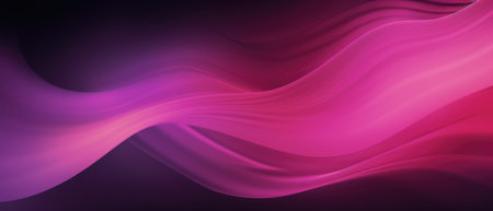 Abstract pink waves texture. Digital art background for banner, wallpaper, and website design. Fluid motion and vibrant color concept with copy spaceの素材