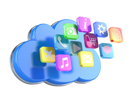 Cloud storage conceptの写真素材