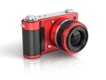 Digital Photo Camera. 3D Icon.の写真素材