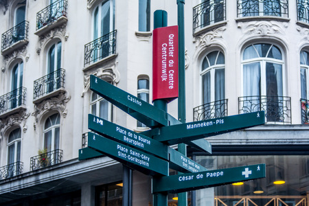 Brussels city historic centerのeditorial素材